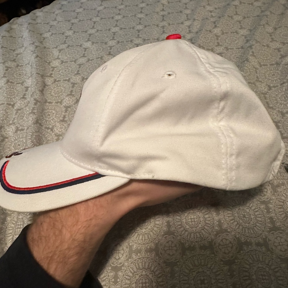 TWO - Cleveland Indians / Guardians Ball Cap Hat Chief Wahoo - Picture 5 of 11